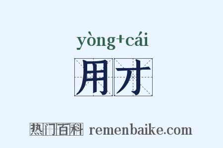 用才是什么意思的图片